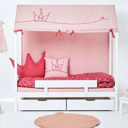 Hoppekids Princess Kinderbettwäsche 100x140 und 45x40 cm