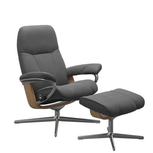 Stressless Sessel Consul Cross in Leder Batick