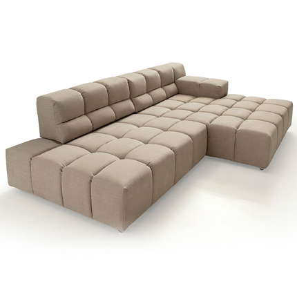 designwerk Ecksofa Temple mit Sitztiefenverstellung