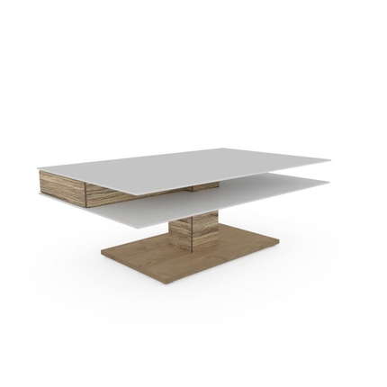 Wildeiche/Glas Optiwhite