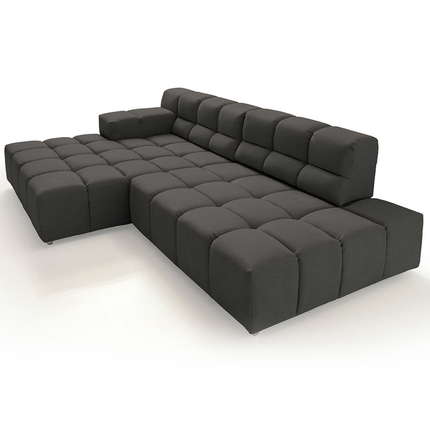 designwerk Ecksofa Temple mit Sitztiefenverstellung