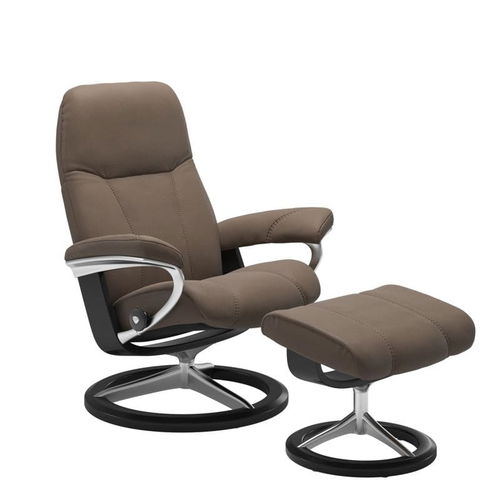 Stressless Sessel Consul Signature in Leder Batick