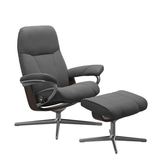 Stressless Sessel Consul Cross in Leder Batick