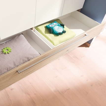 PAIDI Kleiderschrank Remo 4-türig mit Schubkästen