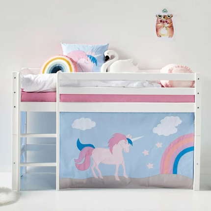 Hoppekids Unicorn Vorhang für Etagen- und Halbhochbett 70x160 cm