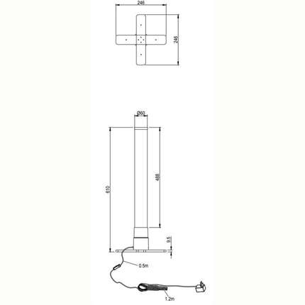 Reality LED-Tischleuchte Motion