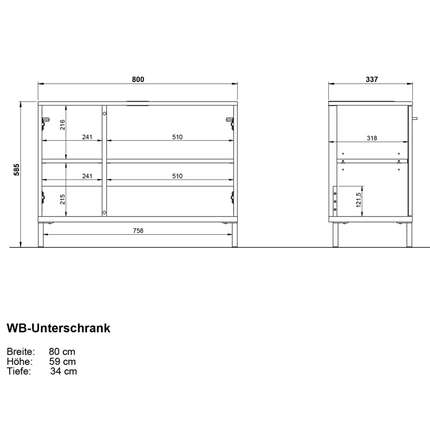 Germania WB-Unterschrank Yonkers 2670