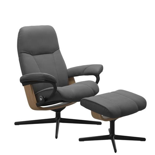 Stressless Sessel Consul Cross in Leder Batick