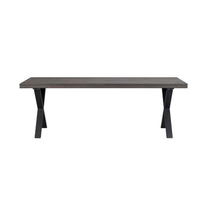 Rowico Esstisch Brooklyn mit X-Gestell 220x95 cm