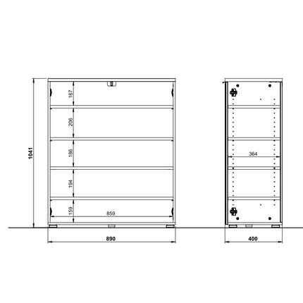 Germania Schuhschrank Telde 3937