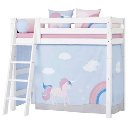 Hoppekids Unicorn Vorhang für Mittelhochbett 70x160 cm