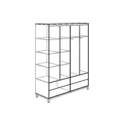 PAIDI Kleiderschrank Olli 4T4S
