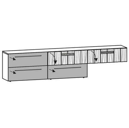 Voglauer Lowboard Vgalvino 288 L28