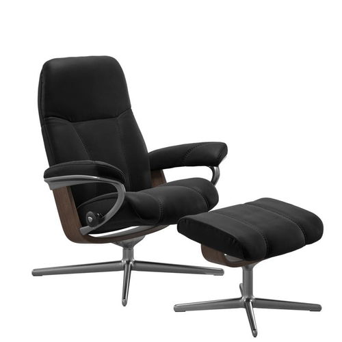 Stressless Sessel Consul Cross in Leder Batick