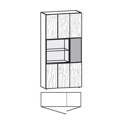 Voglauer Vitrine 96 Valpin mit Akzent