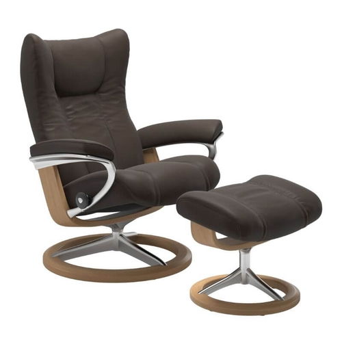 Stressless Sessel Wing Signature in Leder Batick