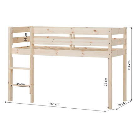 Hoppekids Halbhochbett ECO Comfort