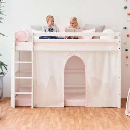Hoppekids Winter Wonderland Vorhang für Mittelhochbett 90x200 cm