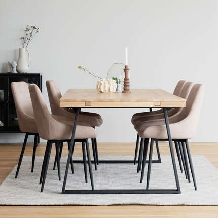 Rowico Esstisch Brooklyn mit Kufengestell 220x95 cm
