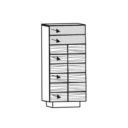 Voglauer Highboard Vmontanara 64, NH64L