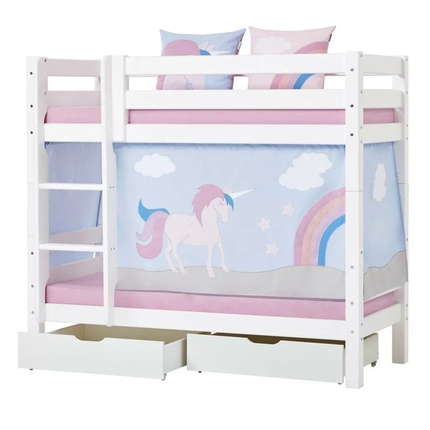 Hoppekids Unicorn Vorhang für Etagen- und Halbhochbett 70x160 cm