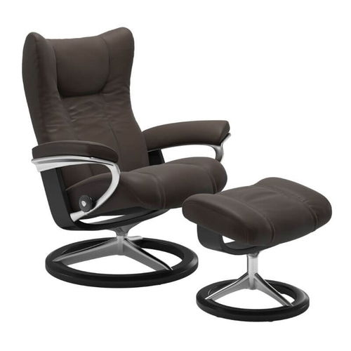 Stressless Sessel Wing Signature in Leder Batick