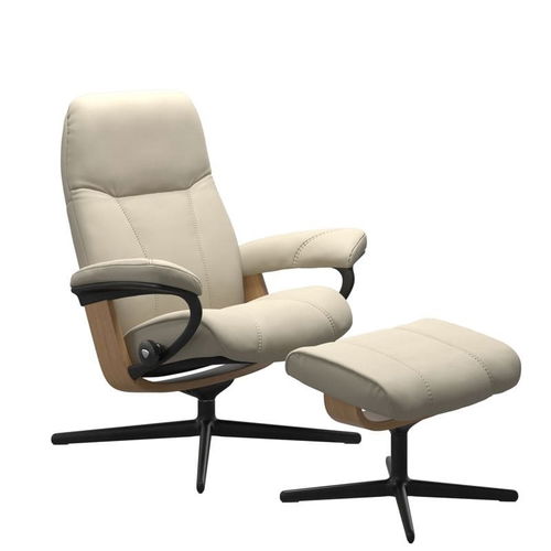 Stressless Sessel Consul Cross in Leder Batick