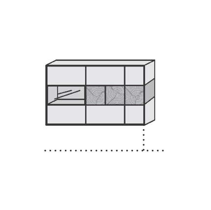 Hartmann Hängevitrine Caya 4145/4146
