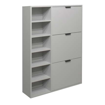 Mäusbacher Schuhschrank Bonnie mit 3 Klappen und Regal