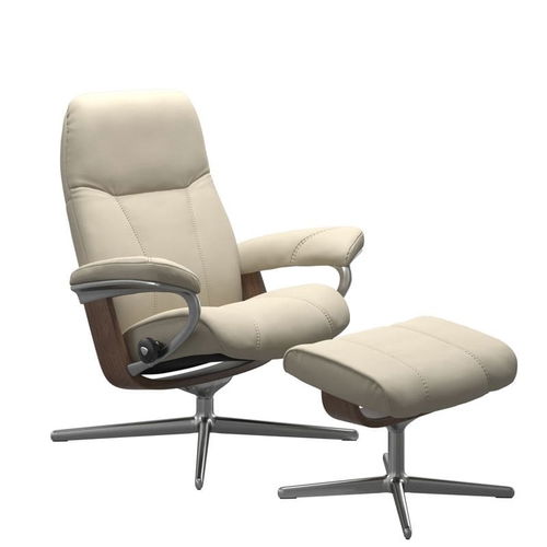 Stressless Sessel Consul Cross in Leder Batick