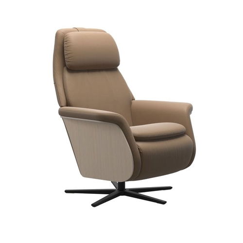 Stressless Sessel Sam mit Holz in Leder Paloma