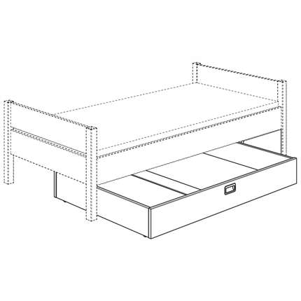 PAIDI 3/4 Bettkasten für Bett & Etagenbett