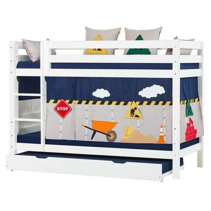 Hoppekids Construction Vorhang für Etagen-/Halbhochbett 90x200 cm