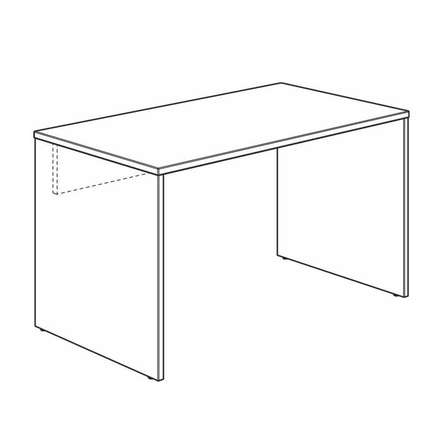 PAIDI Schreibtisch Kreideweiß