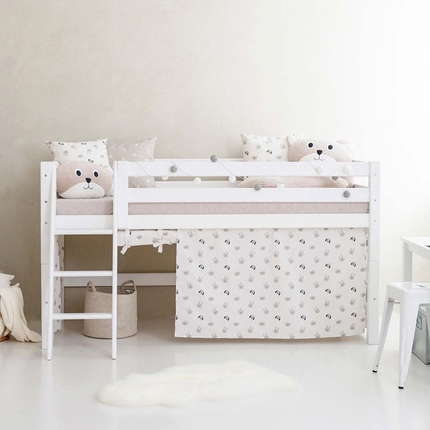 Hoppekids Halbhochbett ECO Luxury, Leiter gerade