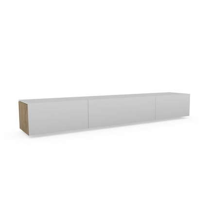 Wildeiche/Glas Optiwhite