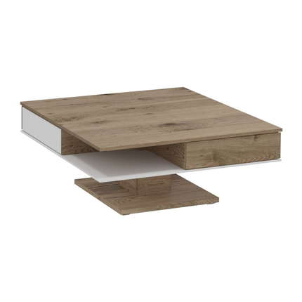 Eiche/Glas Optiwhite
