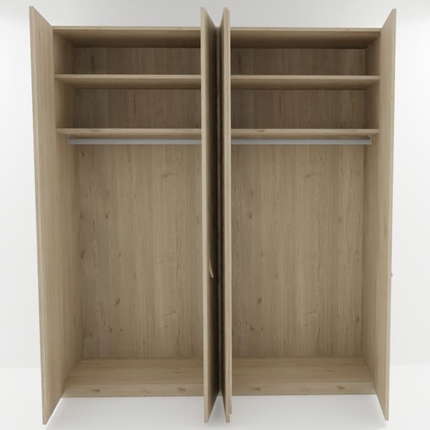 Voglauer Drehtürenschrank Vvaganto 4-türig