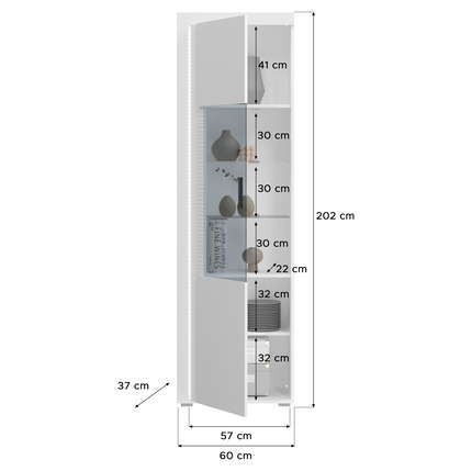 xonox.home Wohnkombination Skylight 4-teilig X91A9W02