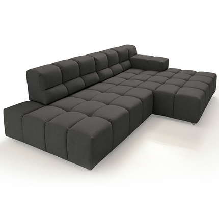 designwerk Ecksofa Temple mit Sitztiefenverstellung
