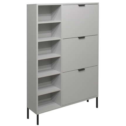 Mäusbacher Schuhschrank Bonnie mit 3 Klappen und Regal