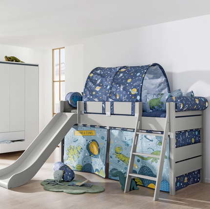 PAIDI Vorhang-Set Dinos im Weltall