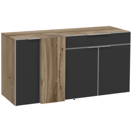 Voglauer Sideboard 160 Valpin mit Kubus AS16KA