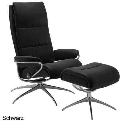 Leder Batick Schwarz