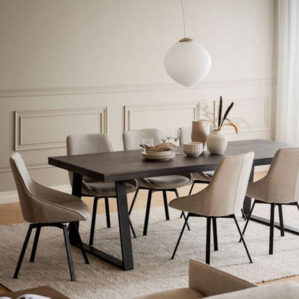Rowico Esstisch Brooklyn mit Kufengestell 220x95 cm