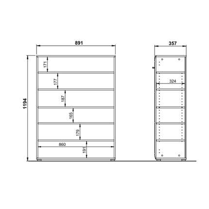 Germania Schuhschrank Adana 3524