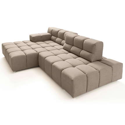 designwerk Ecksofa Temple mit Sitztiefenverstellung