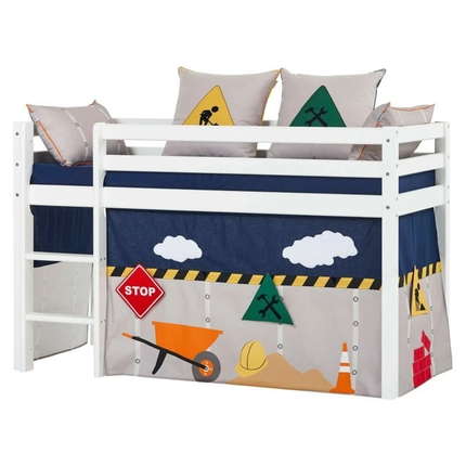 Hoppekids Construction Vorhang für Etagen-/Halbhochbett 70x160 cm