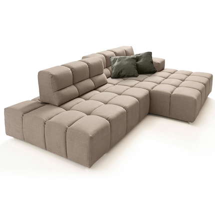 designwerk Ecksofa Temple mit Sitztiefenverstellung