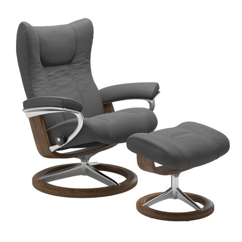 Stressless Sessel Wing Signature in Leder Batick